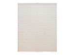 Plissee LICHTBLICK ORIGINAL "Plissee Klemmfix, ohne Bohren, verspannt" Gr. 9, beige (natur, weiß, weiß), B:85cm H:130cm, 100% Polyester, Plissees, Plissee, lichtdurchlässig, blickdicht