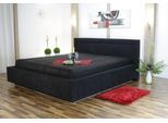 Tagesdecke, schwarz, B:190cm L:220cm, Polyester, WESTFALIA SCHLAFKOMFORT, Tagesdecken, Tagesdecke