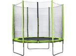 Gartentrampolin STAMM SPORTS "SS-GT", grün (schwarz, grün), Trampoline, Kinder, B/L/T: 183cm x 183cm x 183cm, Gartentrampolin