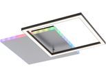 JUST LIGHT LED Deckenleuchte "RENDA", grau (aluminium), 2, 1 Stk., Leuchten, LED Deckenleuchte
