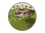 Tortenplatte VILLEROY & BOCH "Tortenplatte Charm & Breakfast Design Naif ø 29,5 cm weiß-bunt", bunt (weiß, bunt), Porzellan, Servierplatten, Tortenplatte