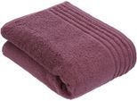 Badetuch VOSSEN "Vienna Style Supersoft", lila (schwarzberry), B:67cm L:140cm, Walkfrottee, Baumwolle, Handtücher, Badetuch, Supersoft Baumwolle