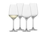Weißweinglas SCHOTT-ZWIESEL "Weißweingläser Tulip 356 ml 4er Set transparent", bunt (transparent), 4 tlg., Glas, Trinkgefäße, Weißweinglas