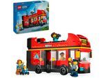 Konstruktionsspielsteine LEGO "Doppeldeckerbus (60407), LEGO City", bunt, Spielbausteine, Kinder, Kunststoff, Konstruktionsspielsteine, Made in Europe