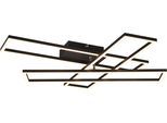 OTTO HOME LED Deckenleuchte "Druell, Deckenlampe oder Wandlampe LED Module schwenkbar dimmbar CCT", schwarz (schwarz matt), 1, H: 10cm, 1 Stk., Leuchten, inkl Fernbedienung Lichtfarbe 2700-6500 Kelvin kalt- warmweiß 4600 Lm, LED Deckenleuchte