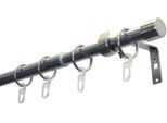 Gardinenstange GARDINIA "Set Metall" Gr. 2, silber (silberfarben), L:310cm Ø:19mm, Aluminium, Gardinenstangen, Gardinenstange, 1-Lauf