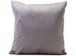 Dekokissen GÖZZE "California", silberfarben, unifarben, B:45cm H:10cm L:45cm, Polyester, Dekokissen_Sitzkissen_Kissenhüllen, Dekokissen