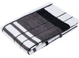 Duschtuch GÖZZE "Berlin Streifen", schwarz (anthrazit, schwarz), B:70cm L:140cm, Frottier, Obermaterial: 100% Baumwolle, Handtücher, Duschtuch
