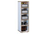 Schuhregal VCM "Holz Regal Schuhschrank Schuhregal Salia B30", weiß, Regale, Schuhregal