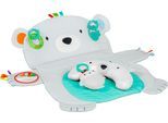 Greifspielzeug BRIGHT STARTS "Tummy Time Prop & Play™", grau, Greifspielzeug, BabyB:88,9cm H:20cm L:74,9cm, Kunststoff, Stoff, Greifspielzeug, B:88,9cm H:20cm L:74,9cm