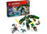 Konstruktionsspielsteine LEGO "Lloyds Jet-Mech (71845), LEGO Ninjago", bunt, Spielbausteine, Kinder, Kunststoff, Konstruktionsspielsteine, Made in Europe, Topseller