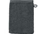 Waschhandschuh ROSS "SELECTION", grau (anthrazit), B:16cm L:21cm, Frottier, Handtücher, Waschhandschuh, 100 % Bio-Baumwolle