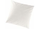 Kissenbezug PRIMERA "Primera Mako-Feinjersey Kissenbezug im Doppelpack", beige (ecru), B:40cm L:40cm, Feinjersey, Obermaterial: 100% Baumwolle, Kissenbezüge, Kissenbezug, In vielen Uni-Tönen