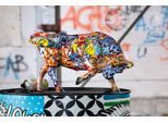Tierfigur CASABLANCA BY GILDE "Stier Street Art", bunt, B:52cm H:27cm T:15cm, Kunstharz, Dekofiguren, Tierfigur