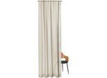 Vorhang "Linear" Gr. 1, beige (beige, creme), B:130cm H:250cm, Chenille, Polyester, SCHÖNER WOHNEN-KOLLEKTION, Gardinen, Vorhang