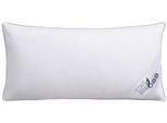 Federkopfkissen OBB "Edition 125 Jahre, Kissen ist allergikerfreundlich, Made in Germany", weiß, B:40cm L:80cm, Bezug: 100% Baumwolle. Füllung: 90% Federn, 10% Daunen, Kopfkissen, Federkopfkissen, Kopfkissen in 40x80 cm, 80x80 cm, flauschig, Made in Germany
