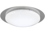 REALITY LEUCHTEN LED Deckenleuchte "Joleen", weiß, 1, Ø 35cm H: 10cm, 1 Stk., Leuchten, Ø 35 cm mit RGB Backlight, Starlight-Effekt, inkl. Fernbed., Dimmer, LED Deckenleuchte