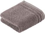 Seiftuch VOSSEN "Vienna Style Supersoft", grau (pepplestone), B:30cm L:30cm, Walkfrottee, Walkfrottee, Handtücher, Seiftuch, Waschlappen im Set, supersoft Baumwolle
