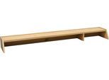 Schreibtischaufsatz MÄUSBACHER "Big System Office", braun (asteiche), B:137cm H:13cm T:26cm, Holzwerkstoff, Möbelaufsätze, Schreibtischaufsatz, Breite 137 cm