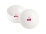 Schale VILLEROY & BOCH "Müslischalen Happy Birthday With Love ø 16,9 cm 4er Set bunt", bunt, Schüsseln, Schale