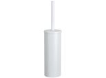WC-Garnitur WENKO "Modell Orea", weiß, H:40,5cm Ø:9cm, Edelstahl, Reinigungsbürsten, WC-Garnitur, geschlossener Toilettenbürstenhalter aus Edelstahl, freistehend