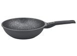 Wok GSW "Easy Click", schwarz, Ø:28cm, Pfannen, Wok, abnehmbarer Griff, Ø 28 cm, Induktion