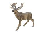 Tierfigur I.GE.A. "Elch Figur beschneit", beige (natur), B:16cm H:21cm, Polyresin, Dekofiguren, Tierfigur, Rentier Dekofiguren Skulptur Weihnachtsfigur Weihnachtsdeko Waldtier