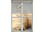 Leinwandbild QUEENCE "Düne", beige (farbe bild(er): natur), B:30cm H:40cm, Canvas, Holzrahmen, Bilder, Leinwandbild, Premium-Leinwandstoff