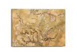 Leinwandbild REINDERS "Van Gogh - almondblossom", gold (farbe bild(er): gold), B:70cm H:50cm T:2,5cm, Bilder, Leinwandbild, Wohnzimmer - Gold - Leinwand - Berühmte Künstler - 70x50 cm