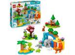Konstruktionsspielsteine LEGO "Wildtier-Familien 3-in-1-Set (10446), LEGO DUPLO Town", bunt, Spielbausteine, Kinder, Kunststoff, Konstruktionsspielsteine, Made in Europe