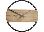 Wanduhr CHRISTOFFEL "Novum", braun (eiche), B/H/L: 4cm, Wanduhren, Wanduhr