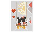 Wandtattoo KOMAR "Mickey Swing - Größe 50 x 70 cm", bunt, B:50cm H:70cm, Folie, Wandtattoos, Wandtattoo, selbstklebend, Wandsticker, Kinderzimmer