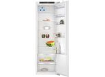 NEFF Einbaukühlschrank "KI1812FE0", Energieeffizienz: E, silber (weiß), Rechtsanschlag, wechselbar, Kühlschränke, Fresh Safe: Schublade für flexible Lagerung von Obst & Gemüse, Einbaukühlschrank
