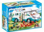 Konstruktions-Spielset PLAYMOBIL "Familien-Wohnmobil (70088), Family Fun", bunt, Spielbausteine, Kinder, Kunststoff, Konstruktions-Spielset, Made in Europe