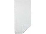 Badetücher EGERIA "Madison", grau (hellgrau), B:70cm L:140cm, Walkfrottee, Obermaterial: 100% Baumwolle, Handtücher, Badetücher, Uni-Programm mit Streifenbordüre, reine Baumwolle