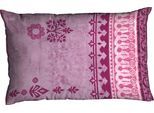 Kissenbezug CASATEX "Indi", lila (beere), B:40cm L:80cm, Biber, Obermaterial: 100% Baumwolle, Kissenbezüge, Kissenbezug, Kissenbezug mit Ornamenten, passend zur Bettwäsche in Qualität Biber