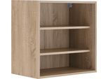 Hängeregal KOCHSTATION "KS-Mali", braun (eichefarben), B:60cm H:57cm T:34cm, Regale, Hängeregal, Breite 60 cm