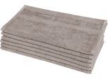 Gästehandtuch DYCKHOFF "Planet", grau (taupe), B:30cm L:50cm, Walkfrottier, Obermaterial: 100% Baumwolle, Handtücher, Gästehandtuch
