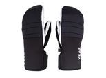 Skihandschuhe YEAZ "Fausthandschuhe POW" Gr. 8, weiß, Handschuhe, Herren, 8, Obermaterial: 65% Nylon NY. 35% Polyester PES., Skihandschuhe