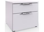Nachtkommode WIMEX "Level by fresh to go", weiß, B:41cm H:39cm T:41cm, Holzwerkstoff, Sideboards, Nachtkommode, 2 Schubladen mit soft-close Funktion, 41cm breit, 39cm hoch