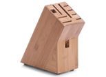 Messerblock ZELLER PRESENT "Bamboo", braun, B:22cm H:22cm L:9cm, Messerblöcke, Messerblock, geeignet für 8 Messer und eine Schere