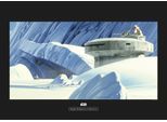 Bild KOMAR "Star Wars Classic RMQ Hoth Echo Base", bunt (farbe bild(er): bunt), B:70cm H:50cm, Holz, Papier, Bilder, Bild, Wandbild zur Dekoration im Kinderzimmer - ohne Rahmen