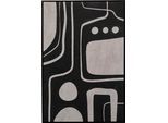 Leinwandbild KARE DESIGN "Leinwandbild Allegro Shades", bunt (farbe bild(er): schwarz, natur), B:73cm H:113cm T:4,3cm, Bilder, Leinwandbild
