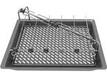 SIEMENS Grillschale "HZ635000", grau, B/H/T: 45,5cm 6cm x 37,5cm, Backbleche, Grillschale