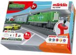 Spielzeugeisenbahn-Set MÄRKLIN "Märklin my world - Startpackung Autotransport - 29347", grün (grün, grau), Modelleisenbahnen, Kinder, Kunststoff, Metall, Spielzeugeisenbahn-Set