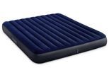 Luftbett INTEX "DURA-BEAM Classic Downy Airbed" Gr. 183, blau, Luftbetten, B/H/L: 183cm x 25cm x 203cm, Vinyl, Luftbett, B:183cm H:25cm L:203cm