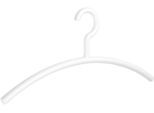 Kleiderbügel PIEPERCONCEPT "Caldo", weiß, B:44cm H:18,5cm T:1,5cm, Kunststoff, Metall, Kleiderbügel, Kleiderbügel