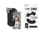 CARE BY PANZERGLASS Displayschutzglas "3-in-1 Protection, Glass, Case, Lenscover", schwarz (schwarz, transparent), B:10,9cm H:2,6cm T:19,7mm, Displayfolien, Displayschutzfolie, Schutzfolie, Bildschirmschutz, kratz- & stoßfest, Displayschutzglas