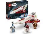 Konstruktionsspielsteine LEGO "Obi-Wan Kenobis Jedi Starfighter™ (75333), LEGO Star Wars™", bunt, Spielbausteine, Kinder, Kunststoff, Konstruktionsspielsteine, Made in Europe