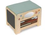 Spielcenter MUSTERKIND "Motorik-Center Abelia, Ocean", beige (natur, grün), Motorikspielzeug, BabyB:42cm H:32cm T:32cm, Holz, Spielcenter, aus Holz, B:42cm H:32cm T:32cm